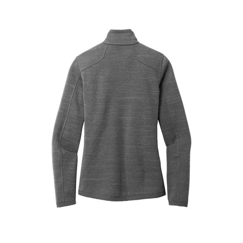 STRAYER Eddie Bauer ® Ladies Sweater Fleece Full-Zip- Dark Grey Heather