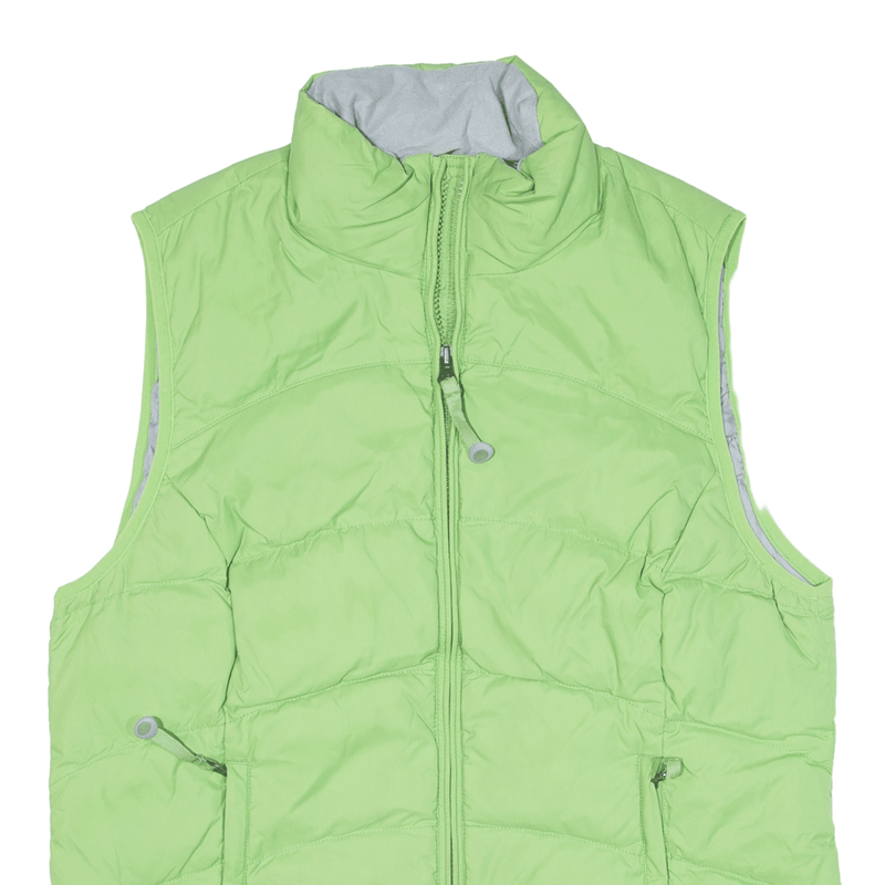 LL BEAN Insulated Puffer Gilet Green Womens S
