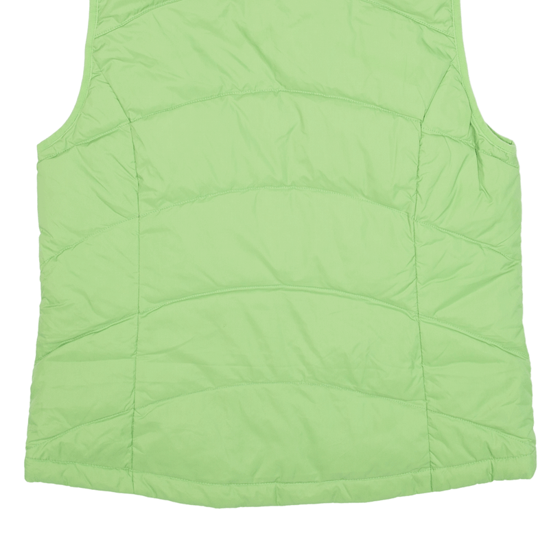 LL BEAN Insulated Puffer Gilet Green Womens S