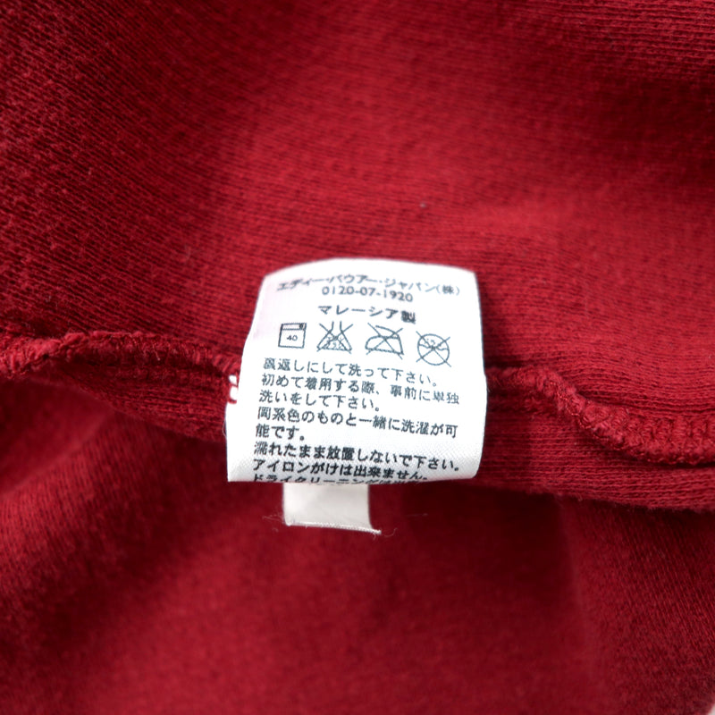 Eddie Bauer サーマル ロングスリーブTシャツ XL レッド コットン バックプリント