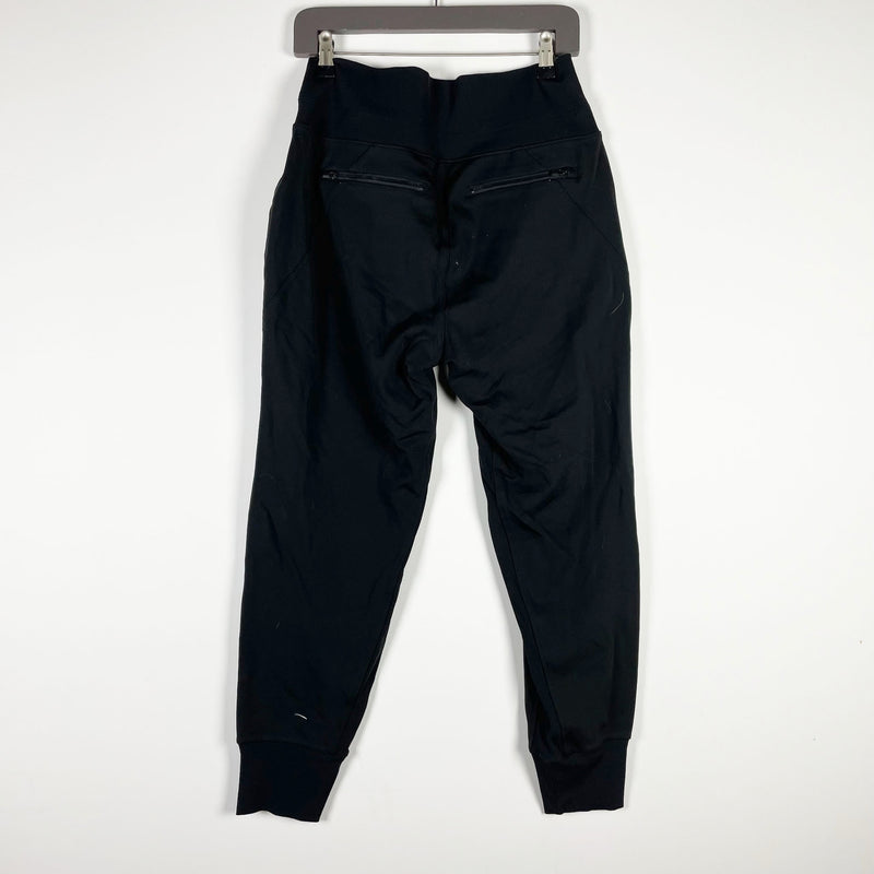 Athleta Women's Venice High Rise Ankle Crop Athletic Jogger Pants Solid Black M