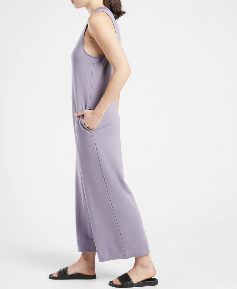 Athleta Violet Wide Leg Pants Serenity Romper Jumpsuit