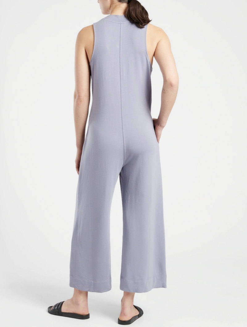 Athleta Violet Wide Leg Pants Serenity Romper Jumpsuit