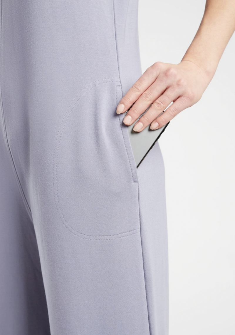 Athleta Violet Wide Leg Pants Serenity Romper Jumpsuit