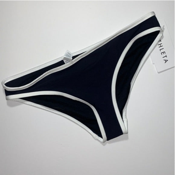 NWT Athleta Clean Medium Black Bikini Bottom Size M
