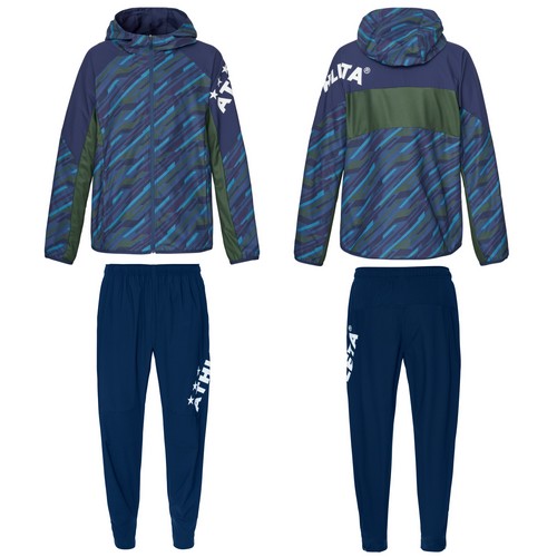 ATHLETA Stretch Training Top and Bottom Set Piste Windbreaker Parka ATHLETA Futsal Soccer Wear