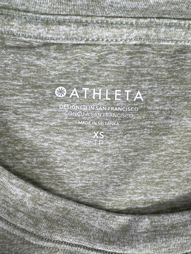 Athleta Women’s Green Uptempo Long Sleeve Athletic Shirt - XS