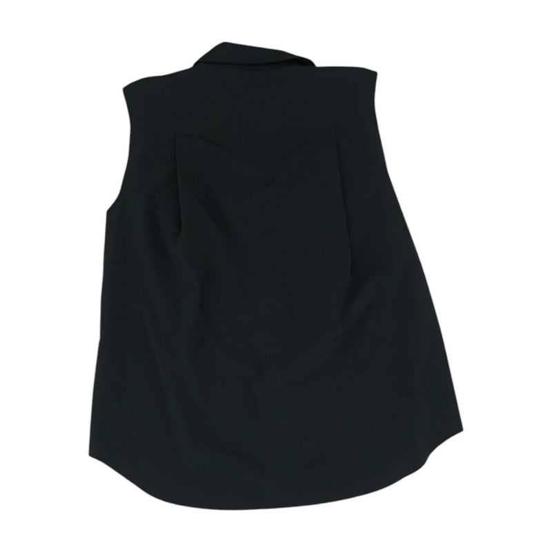 Black Solid Button Down