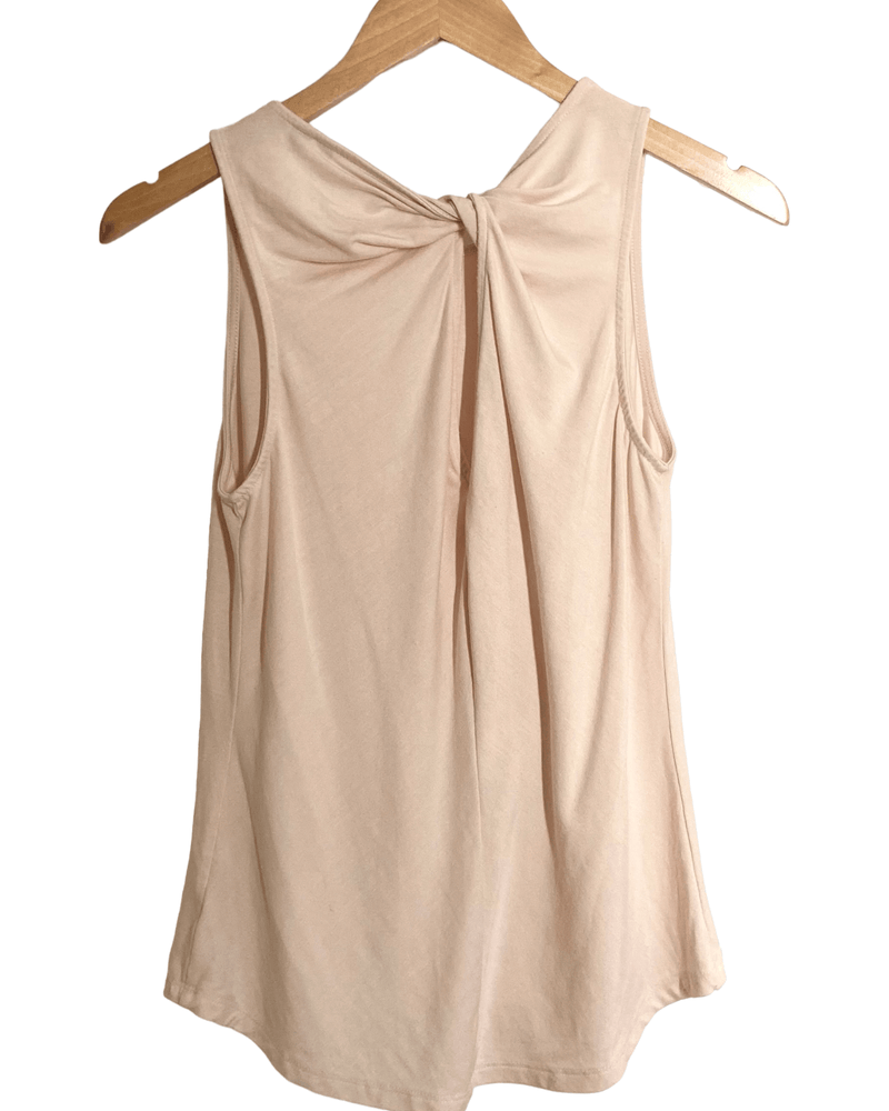 Soft Summer Ballerina Pink Twist Back Tank