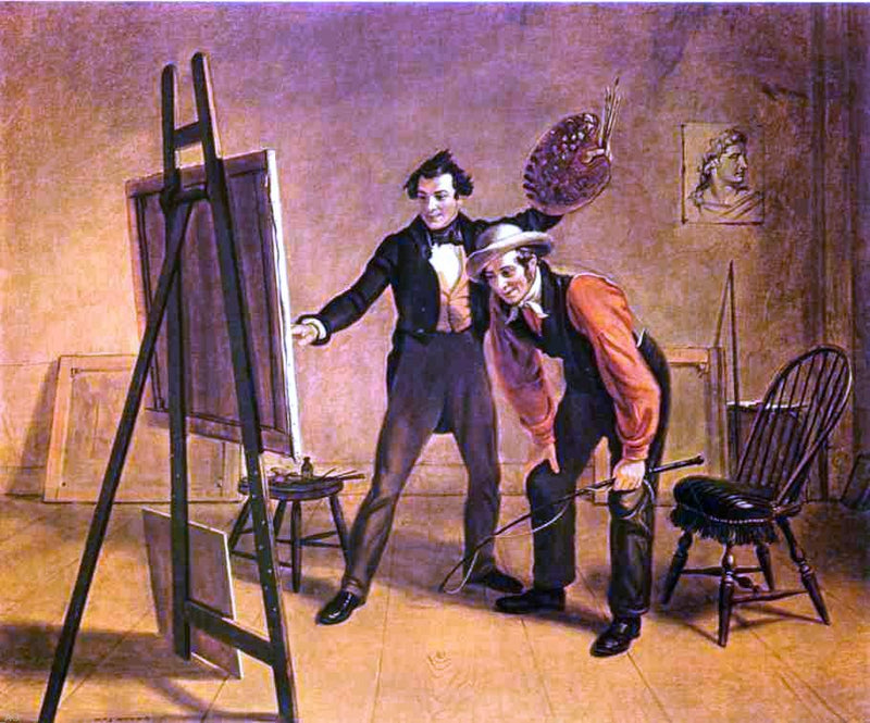 The Painter's Triumph by William Sidney Mount - Hand Painted Oil Painting