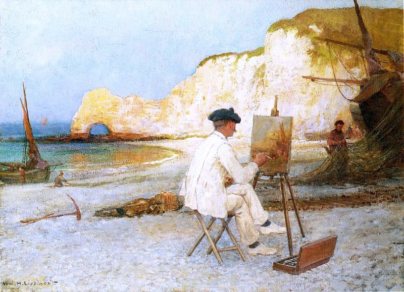 Outdoor Work by William H Lipincott - Hand Painted Oil Painting