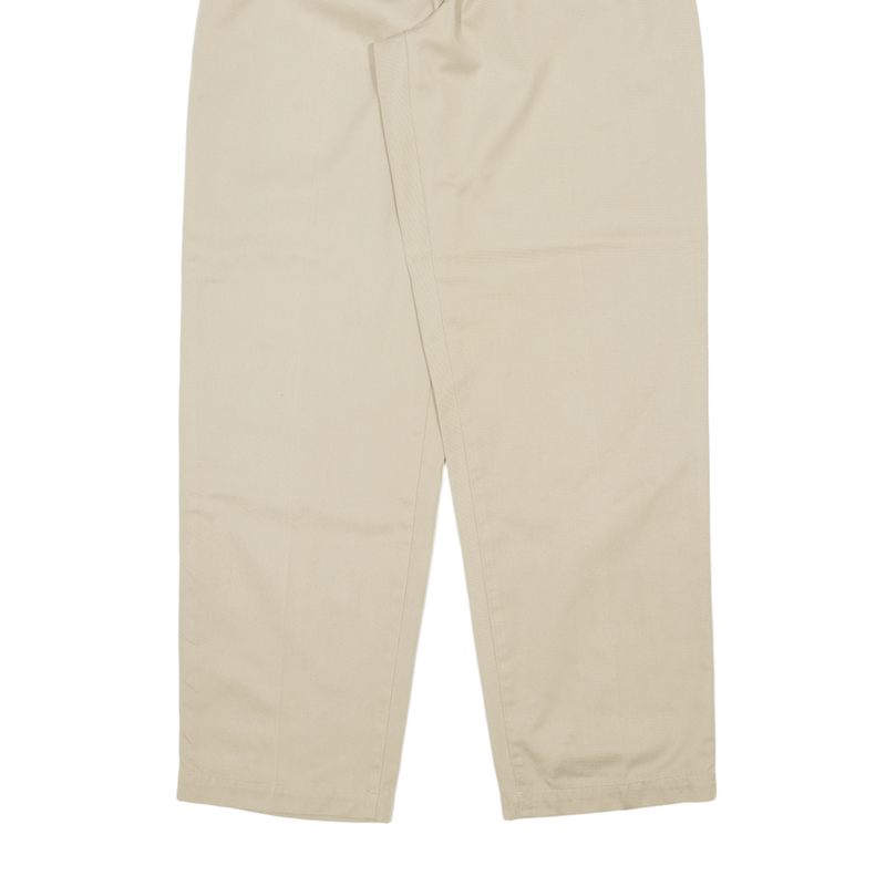 LL BEAN Chino Trousers Beige Regular Straight Womens W26 L30