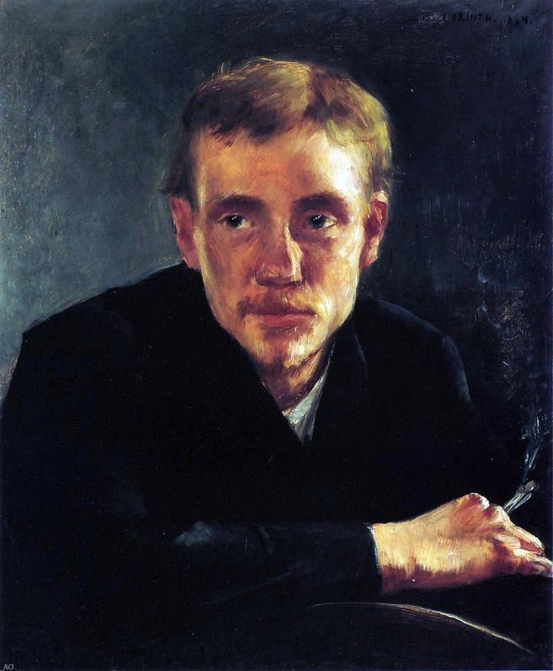 Portrait of the Painter by Lovis Corinth - Hand Painted Oil Painting