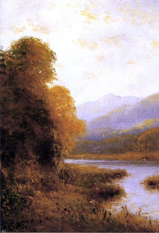 Along the Banks by Thomas Bartholomew Griffin - Hand Painted Oil Painting