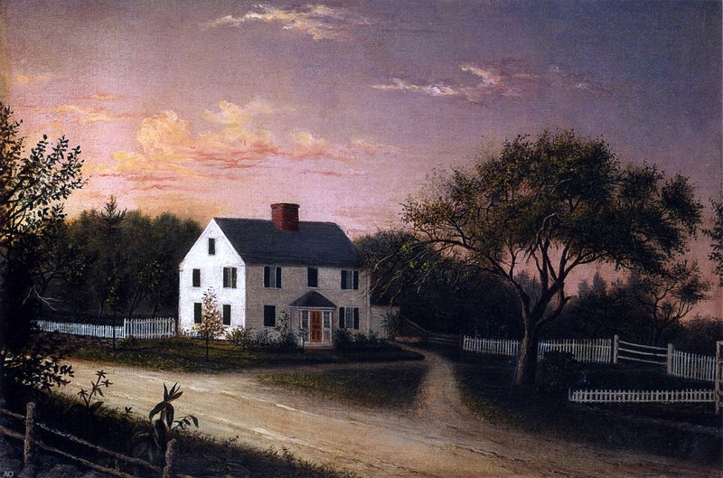 Blood Family Homestead by Mary Blood Mellen - Hand Painted Oil Painting