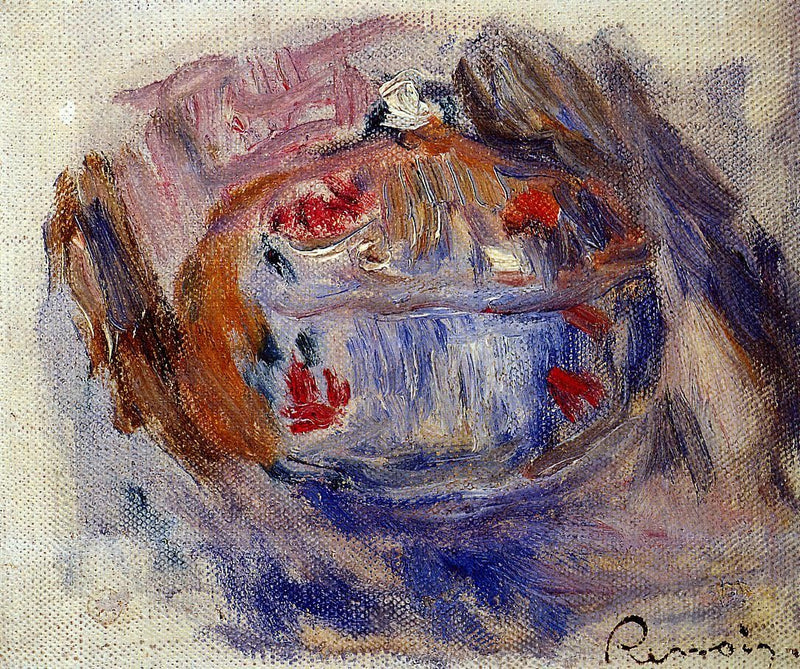 Sugar Bowl by Pierre Auguste Renoir - Hand Painted Oil Painting