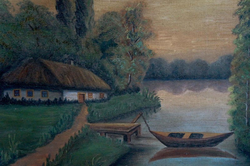 Oil painting Is partying Unknown artist