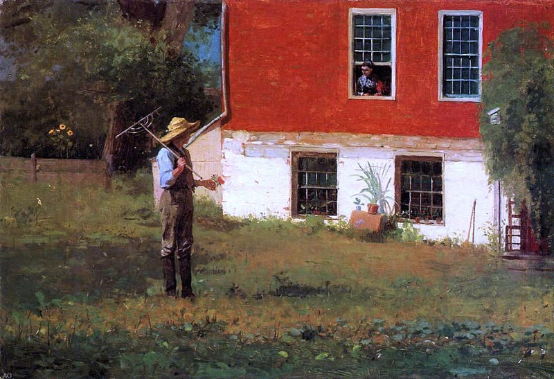 The Rustics by Winslow Homer - Hand Painted Oil Painting