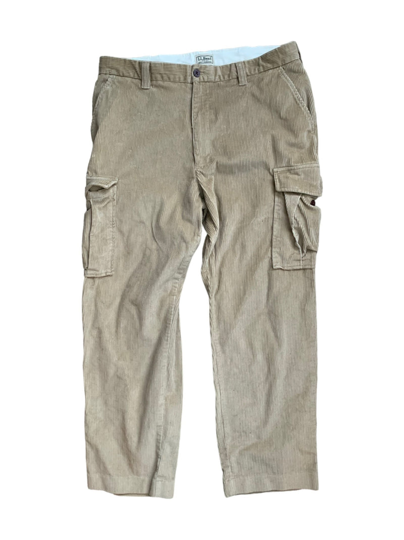 LL Bean Corduroy Cargo Pants (35x30)