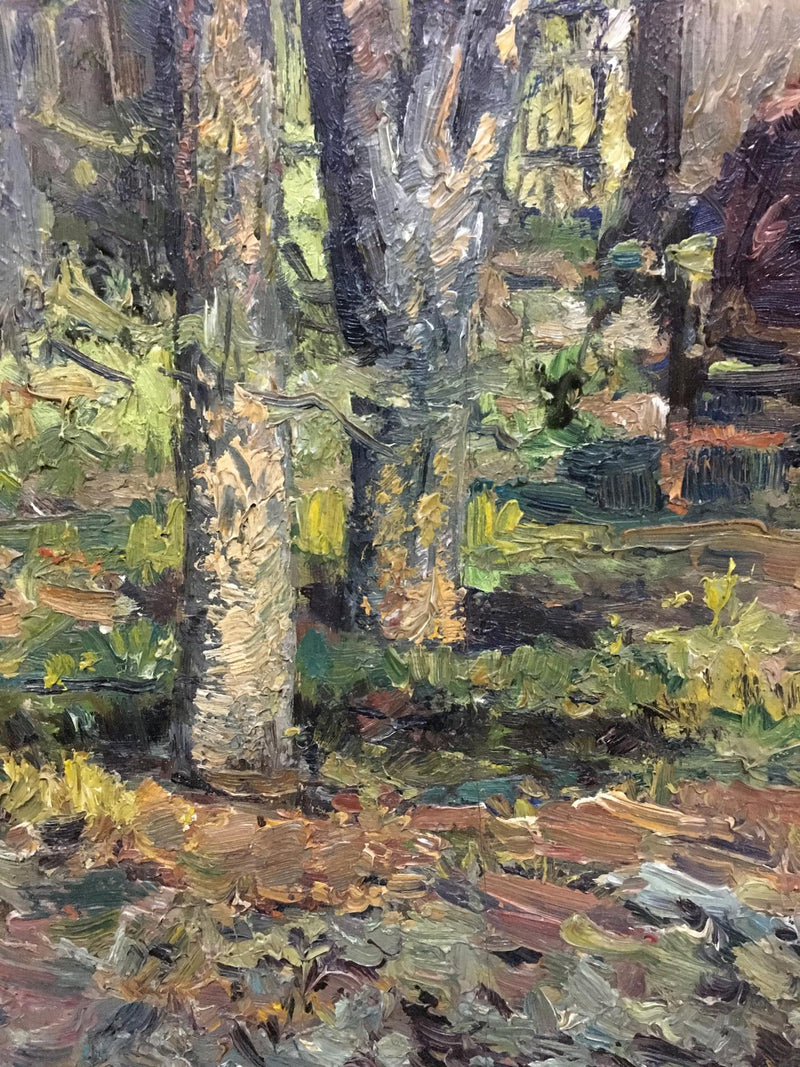 Oil painting My garden