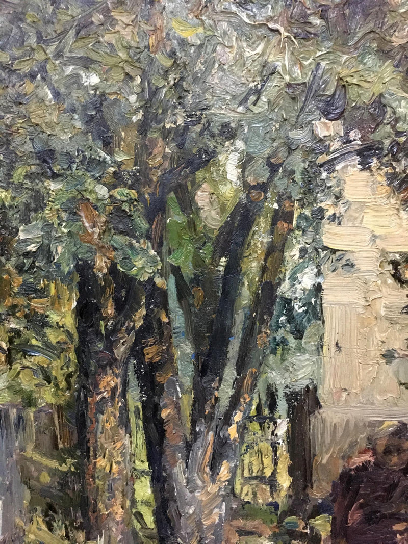 Oil painting My garden
