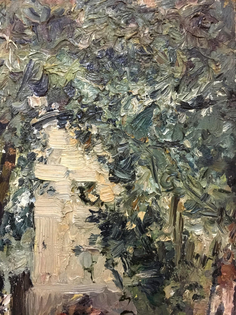 Oil painting My garden