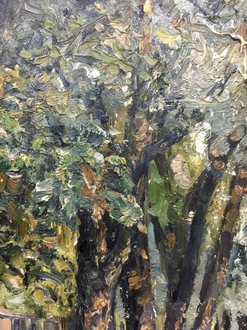 Oil painting My garden