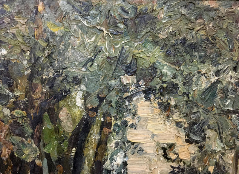 Oil painting My garden