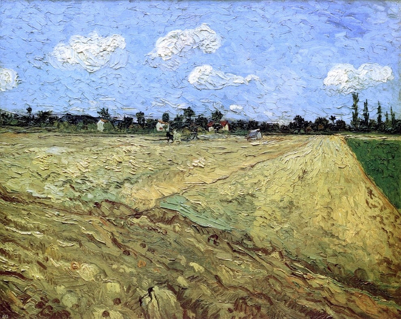 Plowed Field by Vincent Van Gogh - Hand Painted Oil Painting