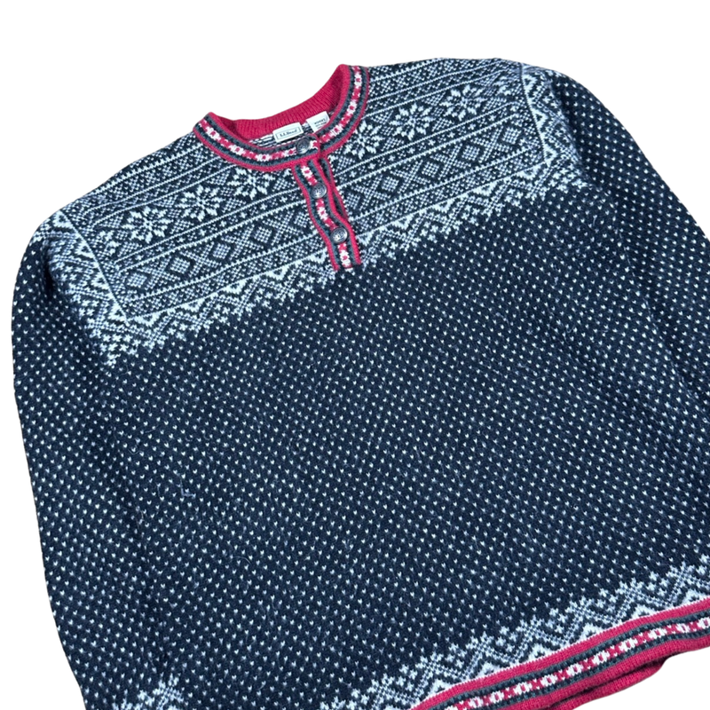 Vintage LL Bean 3 Button Jumper