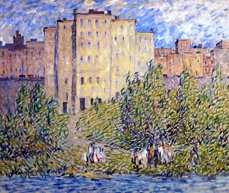 The Upper City by Robert Spencer - Hand Painted Oil Painting