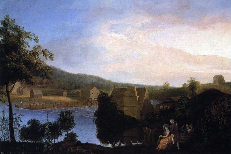 Pleasure Party by a Mill by James Peale - Hand Painted Oil Painting