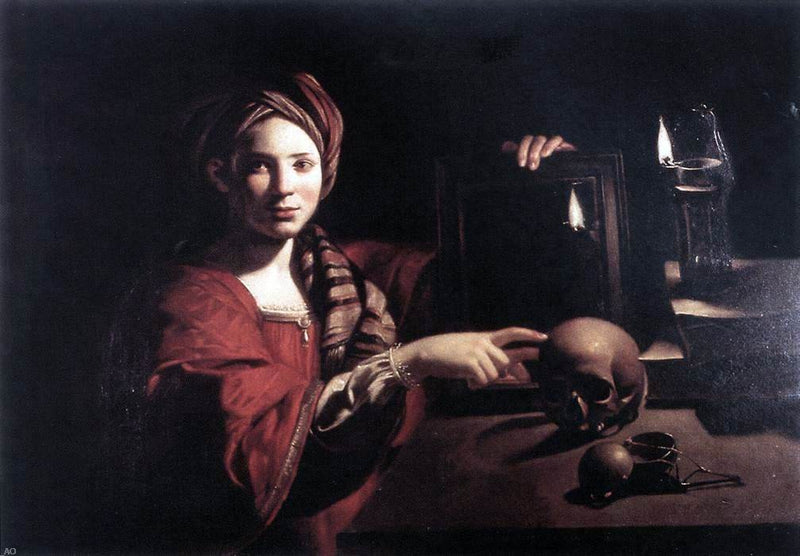 Allegory of the Vanity of Earthly Things by Unknown Painters Masters - Hand Painted Oil Painting