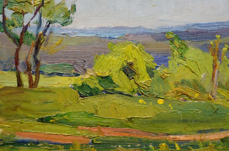 Oil painting Summer day