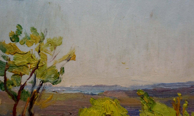 Oil painting Summer day
