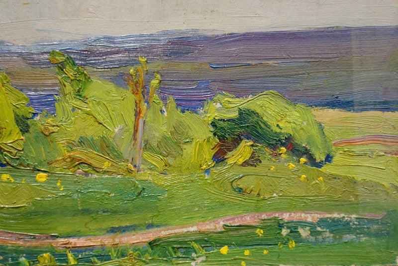 Oil painting Summer day