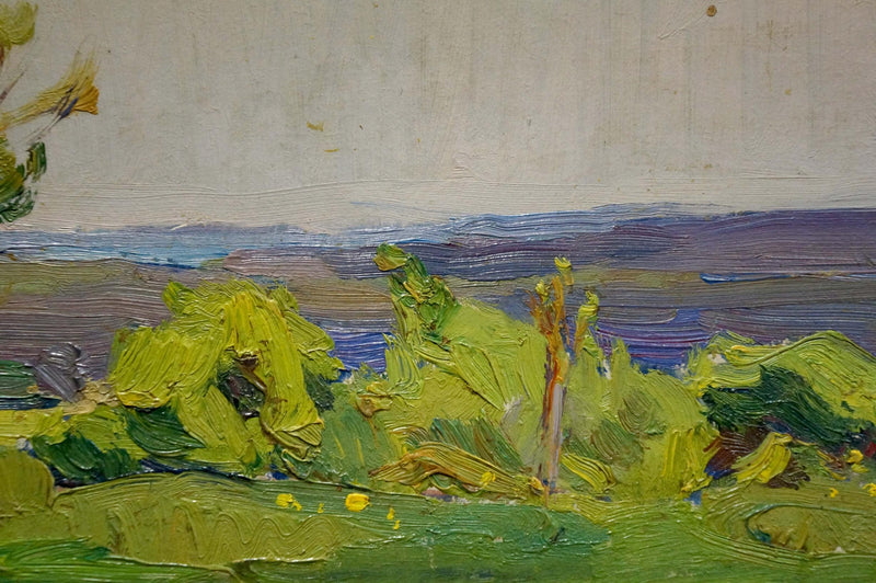 Oil painting Summer day