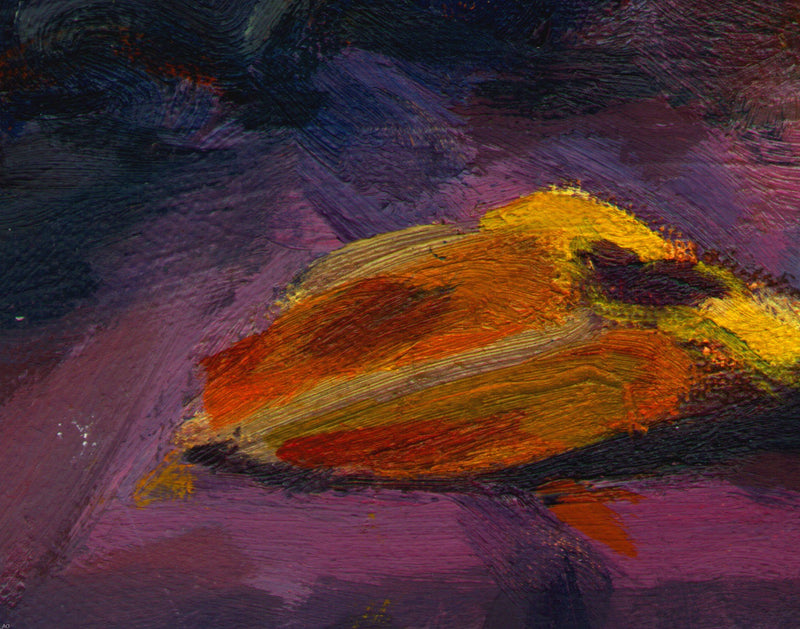 Yellow Petal by Our Original Collection - Hand Painted Oil Painting