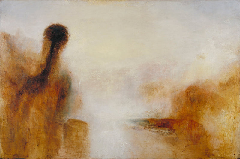 Misty Landscape with Soft Hues