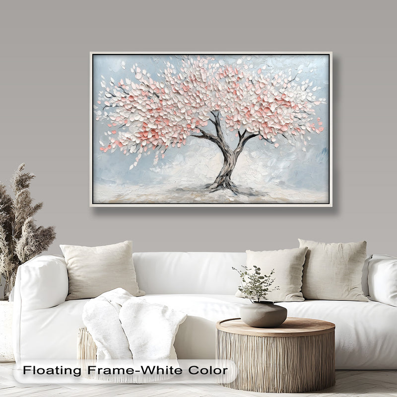 Blossoming Cherry Tree – Floral Oil Painting