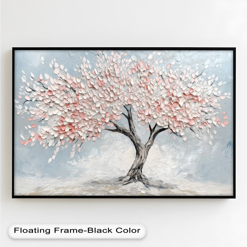 Blossoming Cherry Tree – Floral Oil Painting