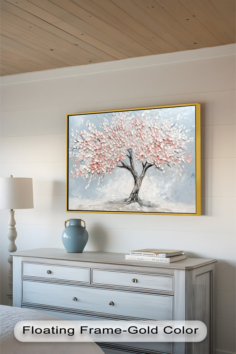 Blossoming Cherry Tree – Floral Oil Painting