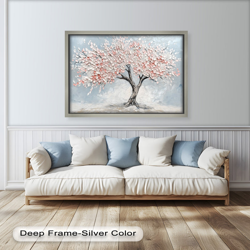 Blossoming Cherry Tree – Floral Oil Painting