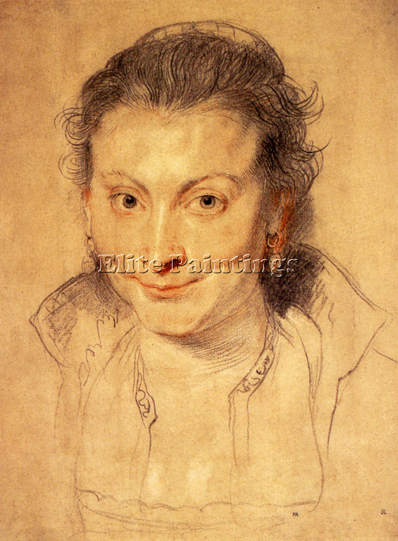PETER PAUL RUBENS PORTRAIT OF ISABELLA BRANT ARTIST PAINTING HANDMADE OIL CANVAS