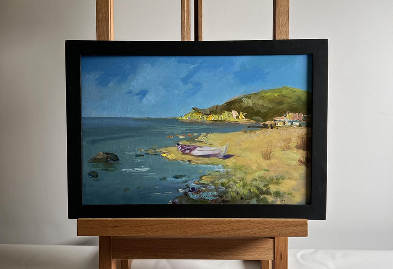 Oil painting Cloudy day at sea Yuriy Suprunchuk