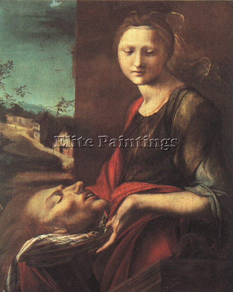 SPANISH BERRUGUETTE ALONSO SPANISH 1488 1551 ARTIST PAINTING HANDMADE OIL CANVAS