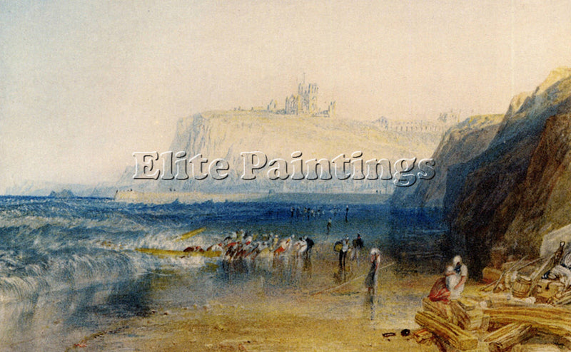 JOSEPH MALLORD WILLIAM TURNER WHITBY ARTIST PAINTING REPRODUCTION HANDMADE OIL