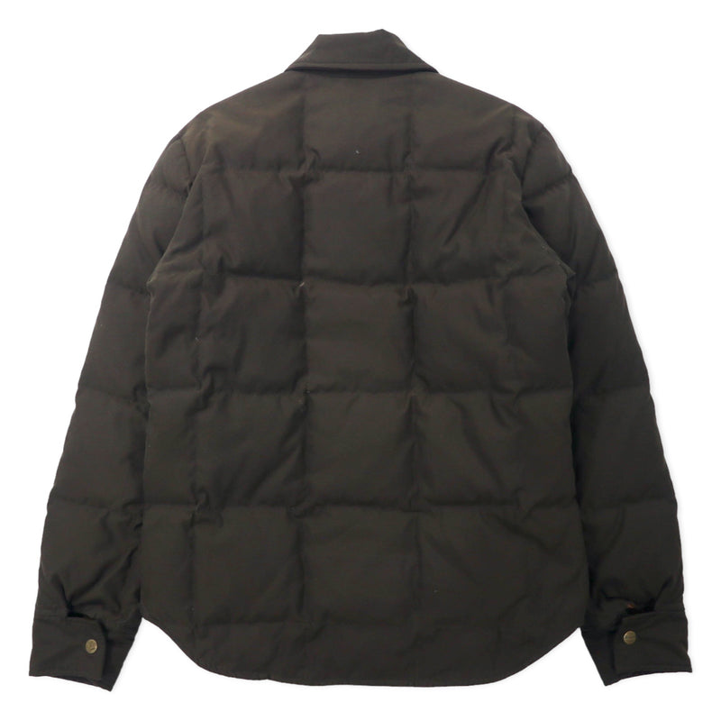 Eddie Bauer グースダウン 650フィルパワー シャツジャケット XS ブラウン ポリエステル EB650