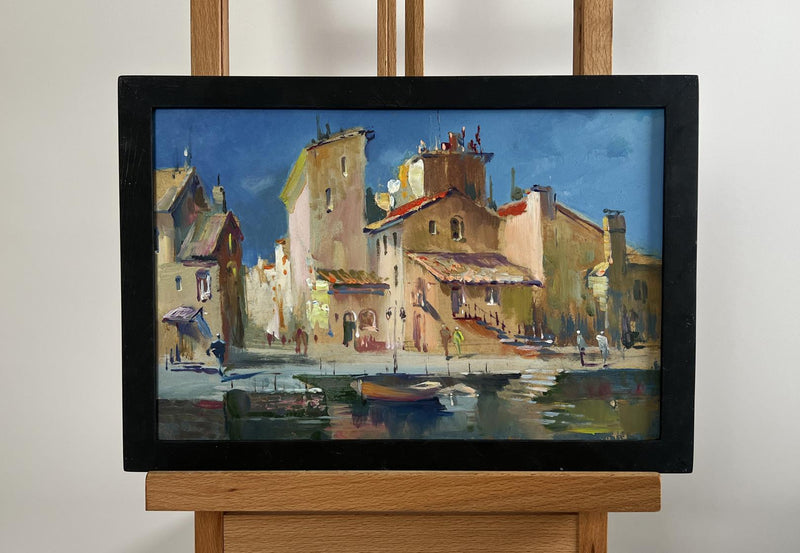 Oil painting Shadows of City Life Yuriy Suprunchuk