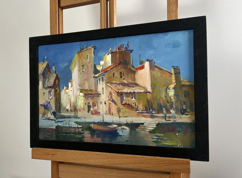 Oil painting Shadows of City Life Yuriy Suprunchuk